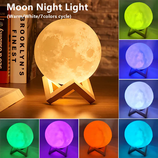 Lámpara Luna LED